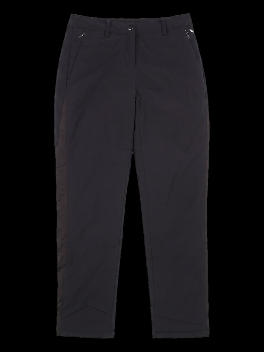 블랙 사이드 배색 라인 긴바지