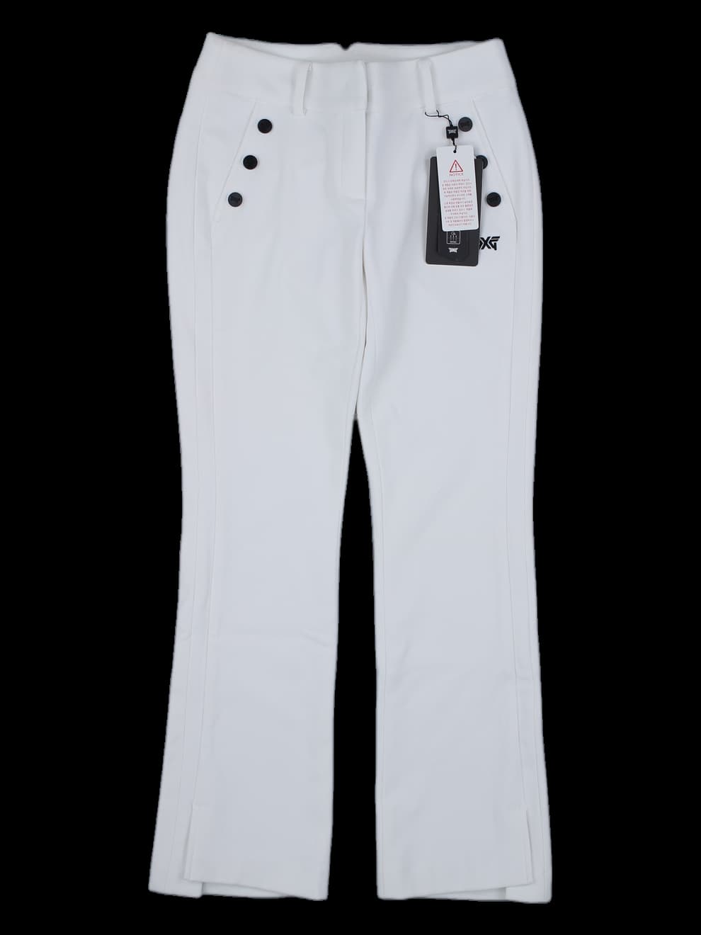 여성 PXG 앵클 플레어 팬츠 (화이트)