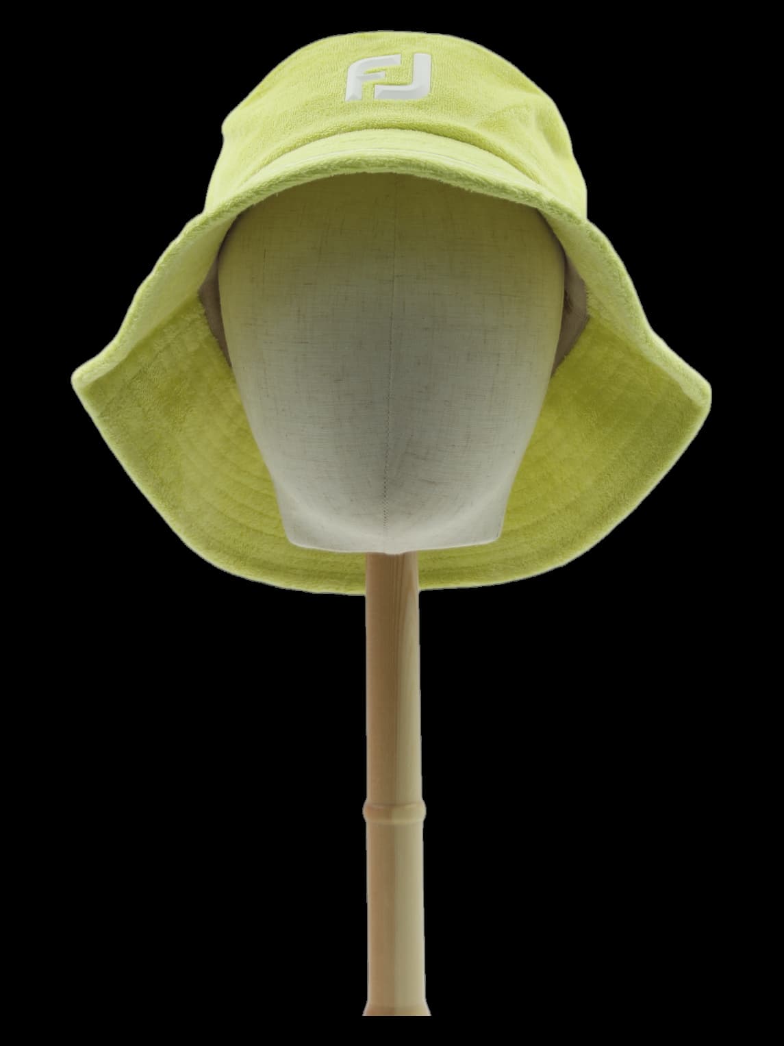 라임 테리 자수 버킷햇