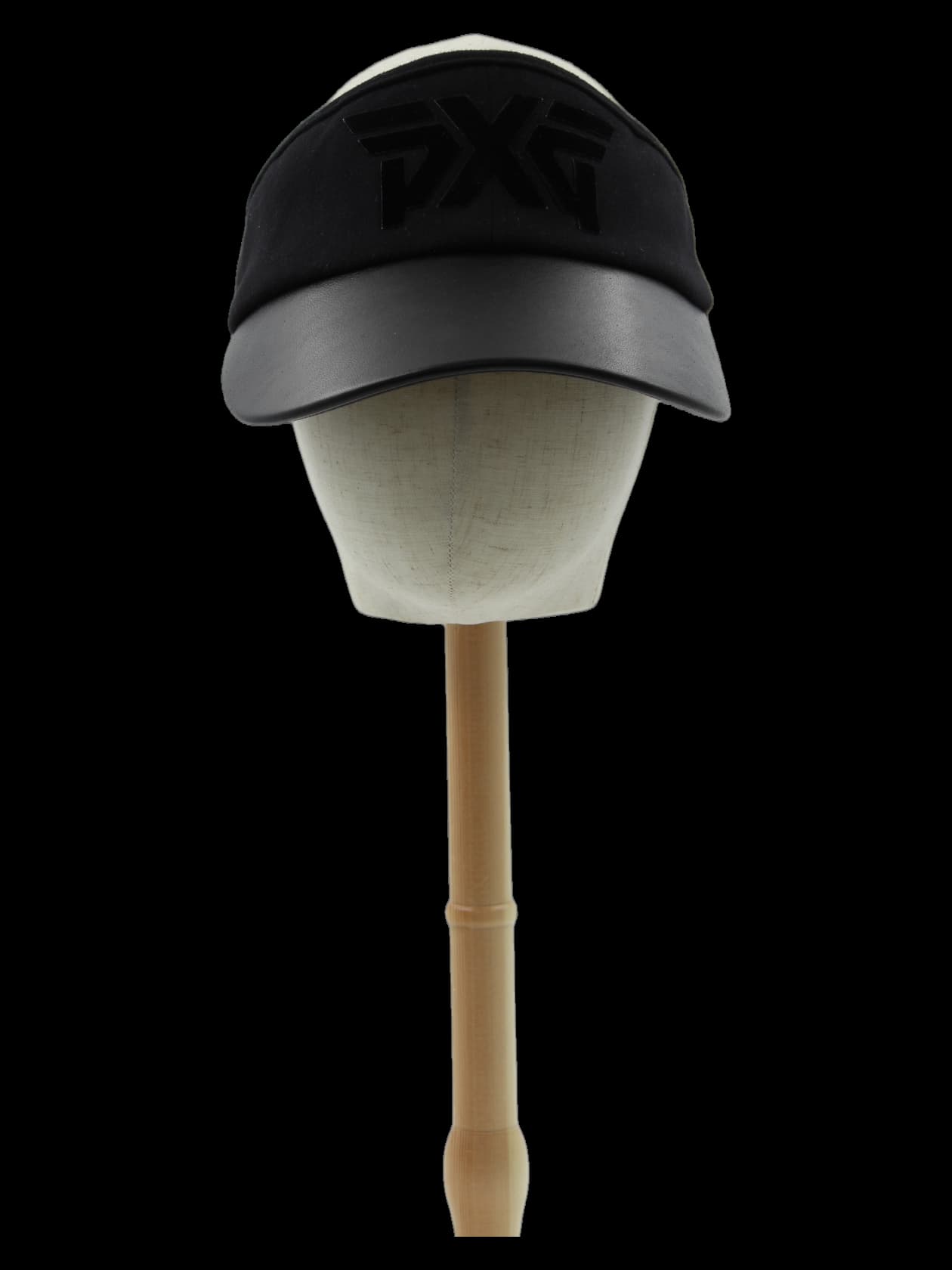 블랙 리본 골프 바이저 햇