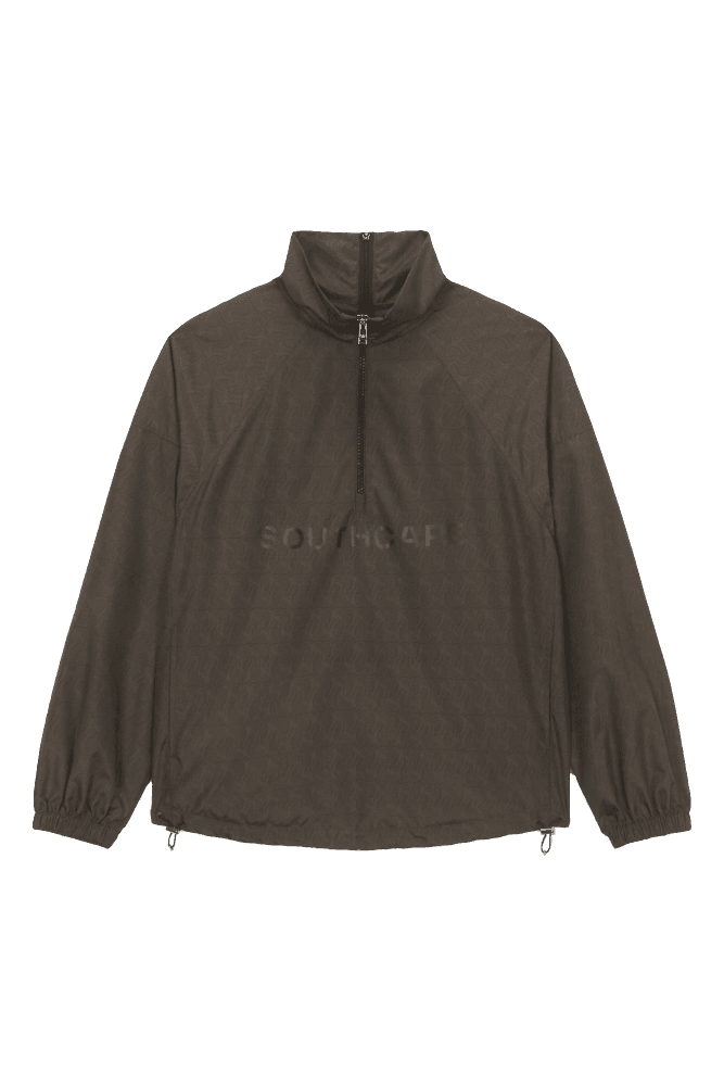 여성 SC 올오버 프린트 하이넥 풀오버