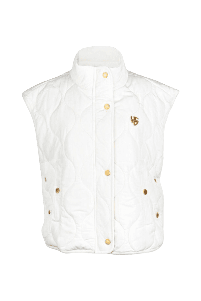 크롭 심플 패딩 조끼(S)