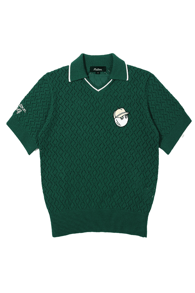 버킷 크로셰 스웨터