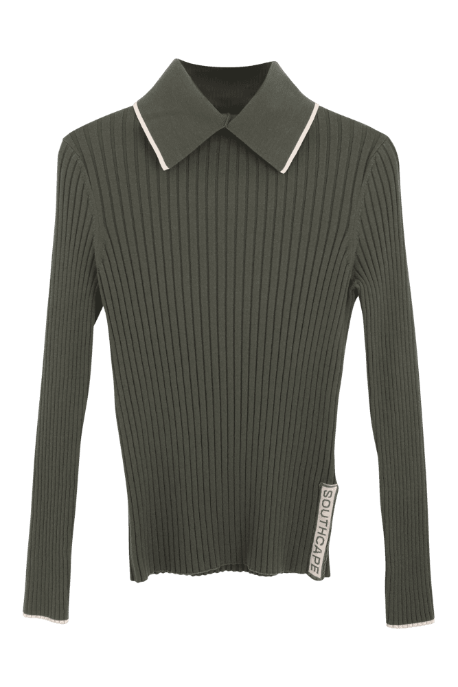 립조직 터들 카라 니트