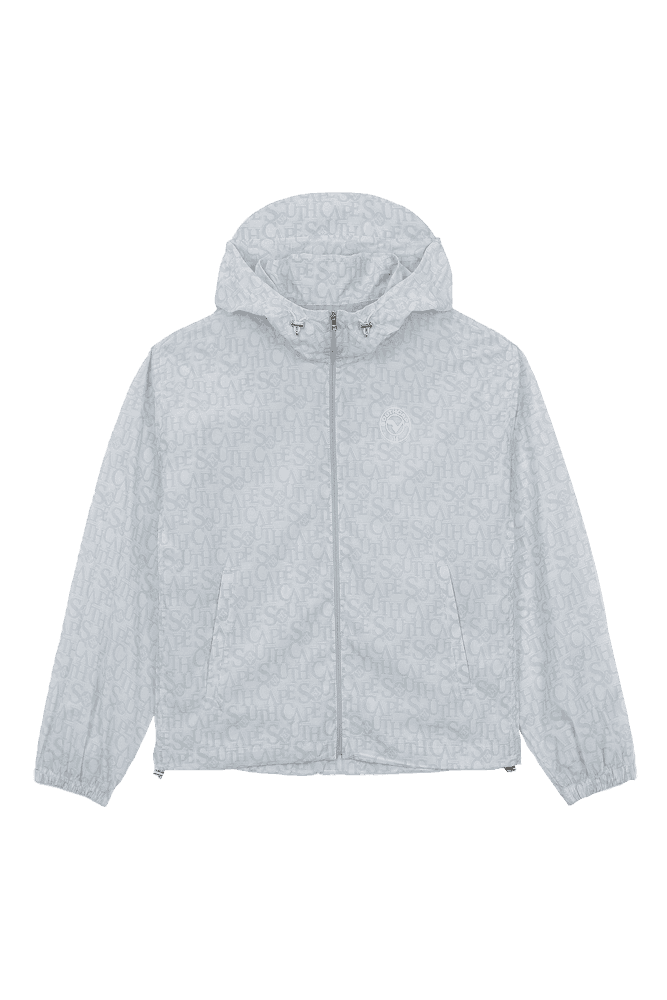 여성 올오버 로고 패턴 점퍼