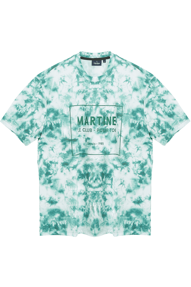 남성 프린팅 라운드 티셔츠