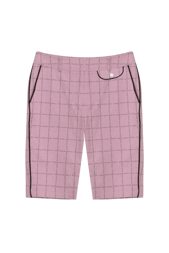 체크 패턴 숏팬츠(S)