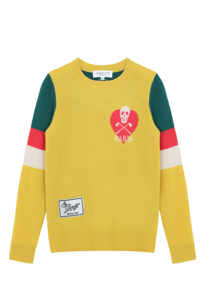 W PARIS 로고 캐시미어 니트 (S,36)