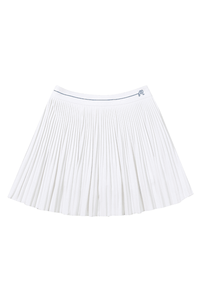 플레어드 플리츠 스커트