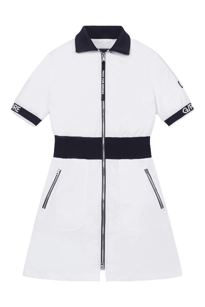 소매 집업 원피스