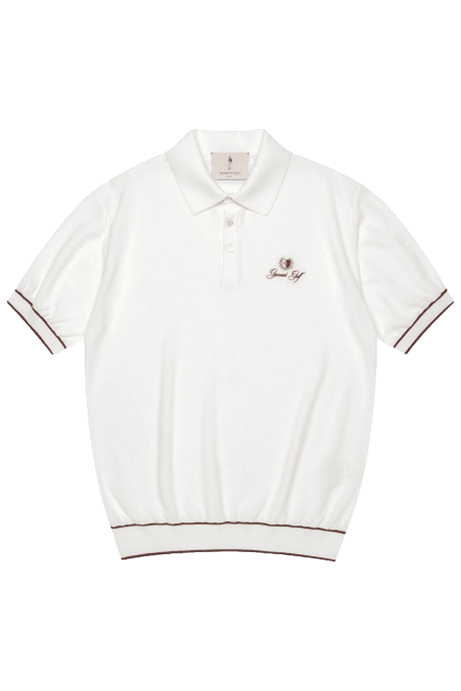 남성 허니콤 카라 풀오버