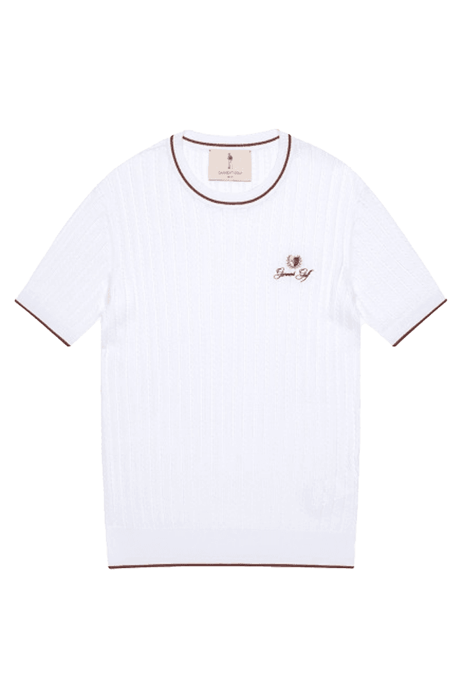 남성 케이블 라운드 풀오버