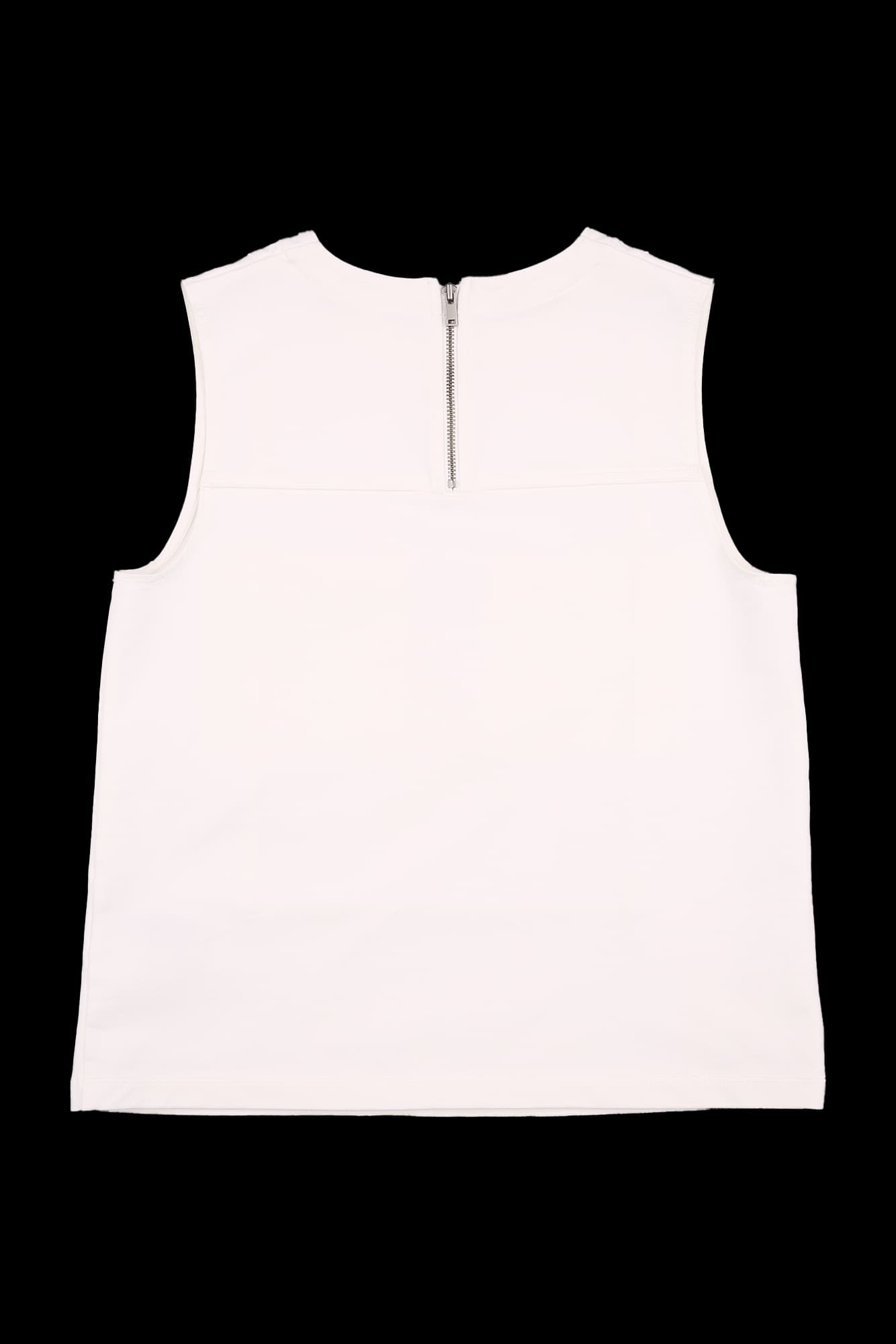 포켓 코튼 민소매