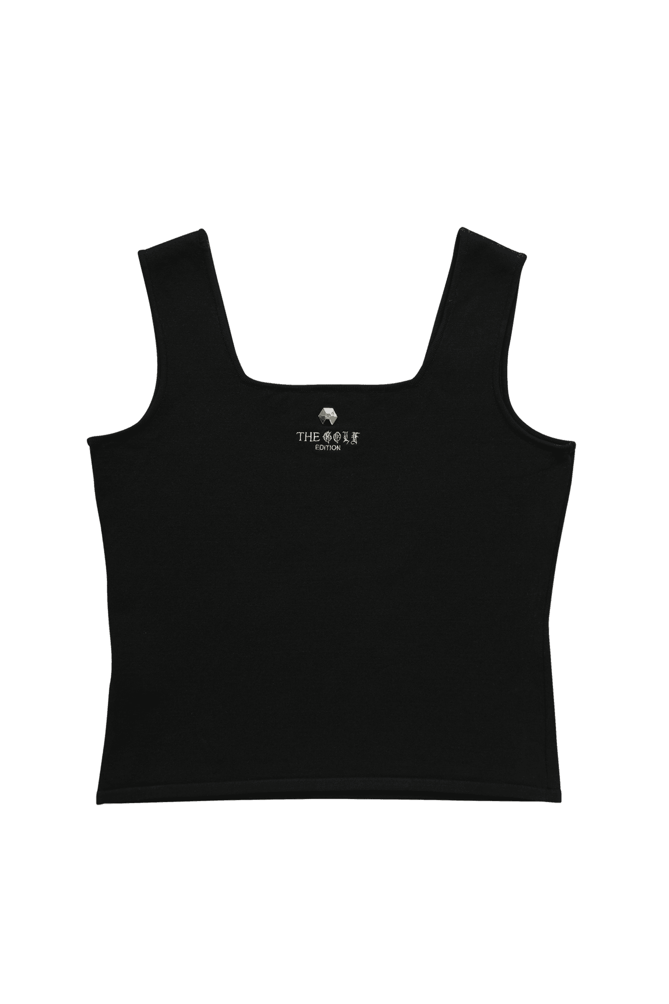 큐빅장식 슬리브리스 티셔츠