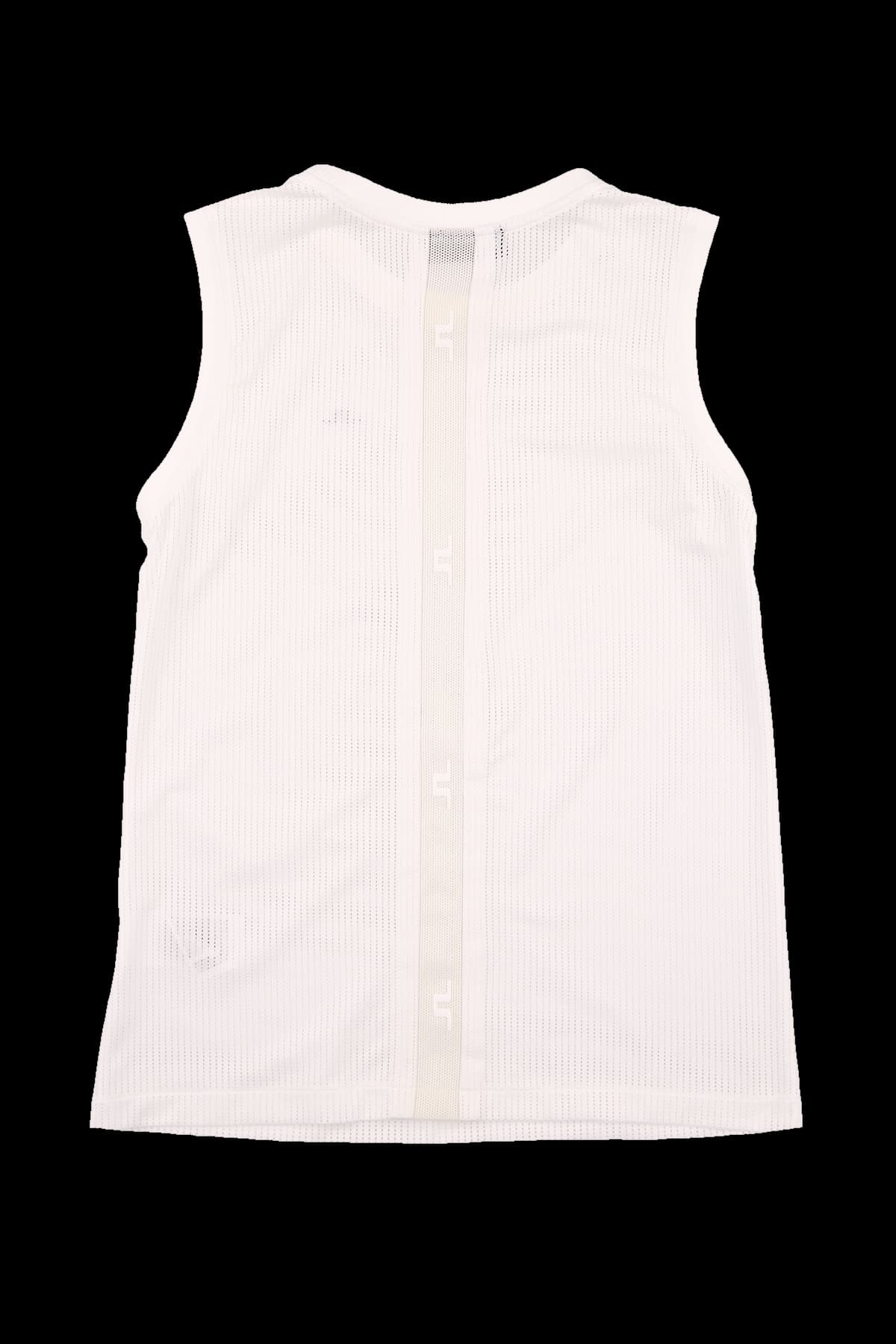 메쉬 슬리브리스 티셔츠