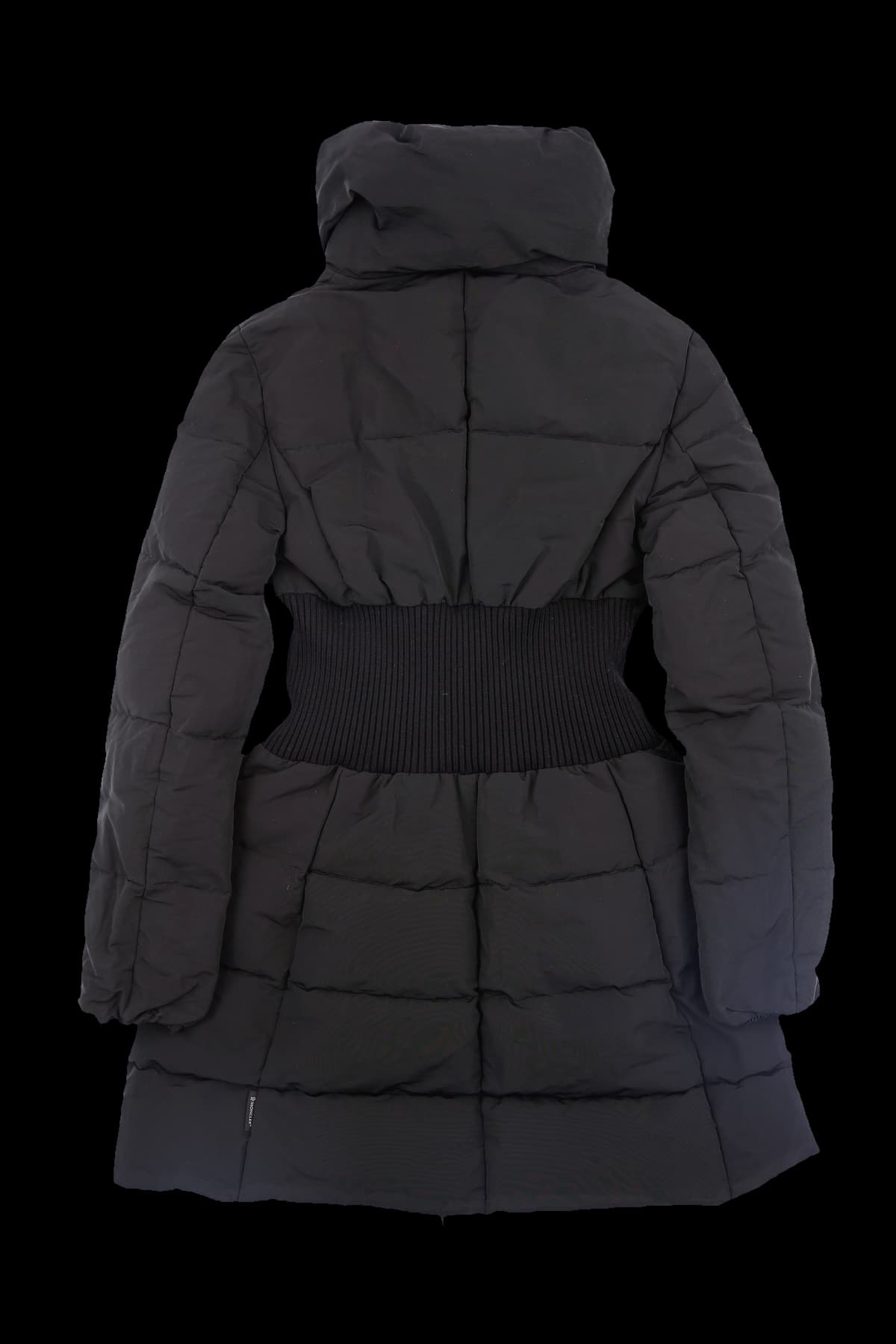 허리 밴딩 롱패딩