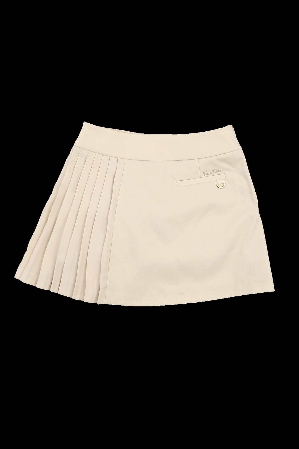 포켓 플리츠 스커트