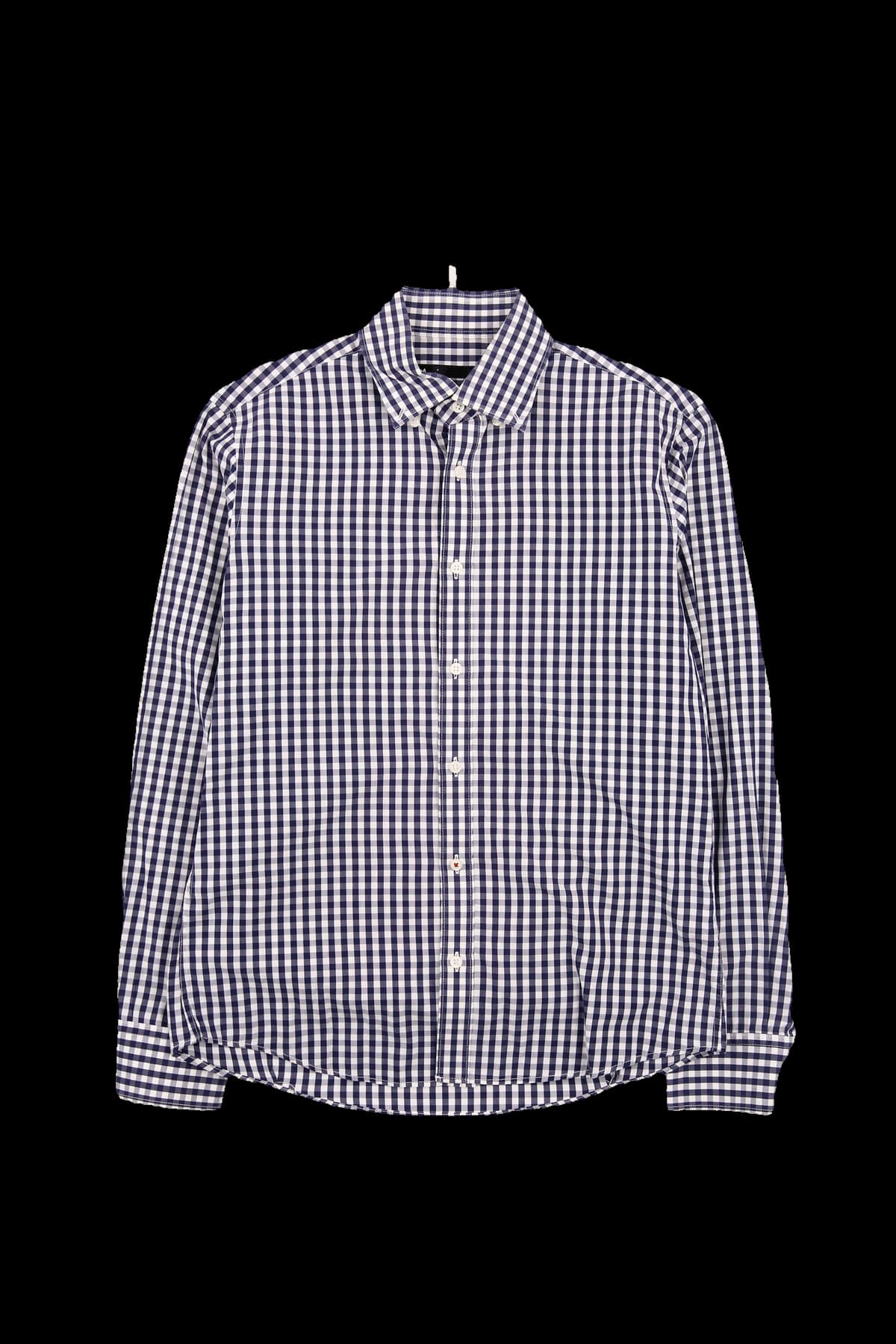 깅엄체크 긴팔셔츠