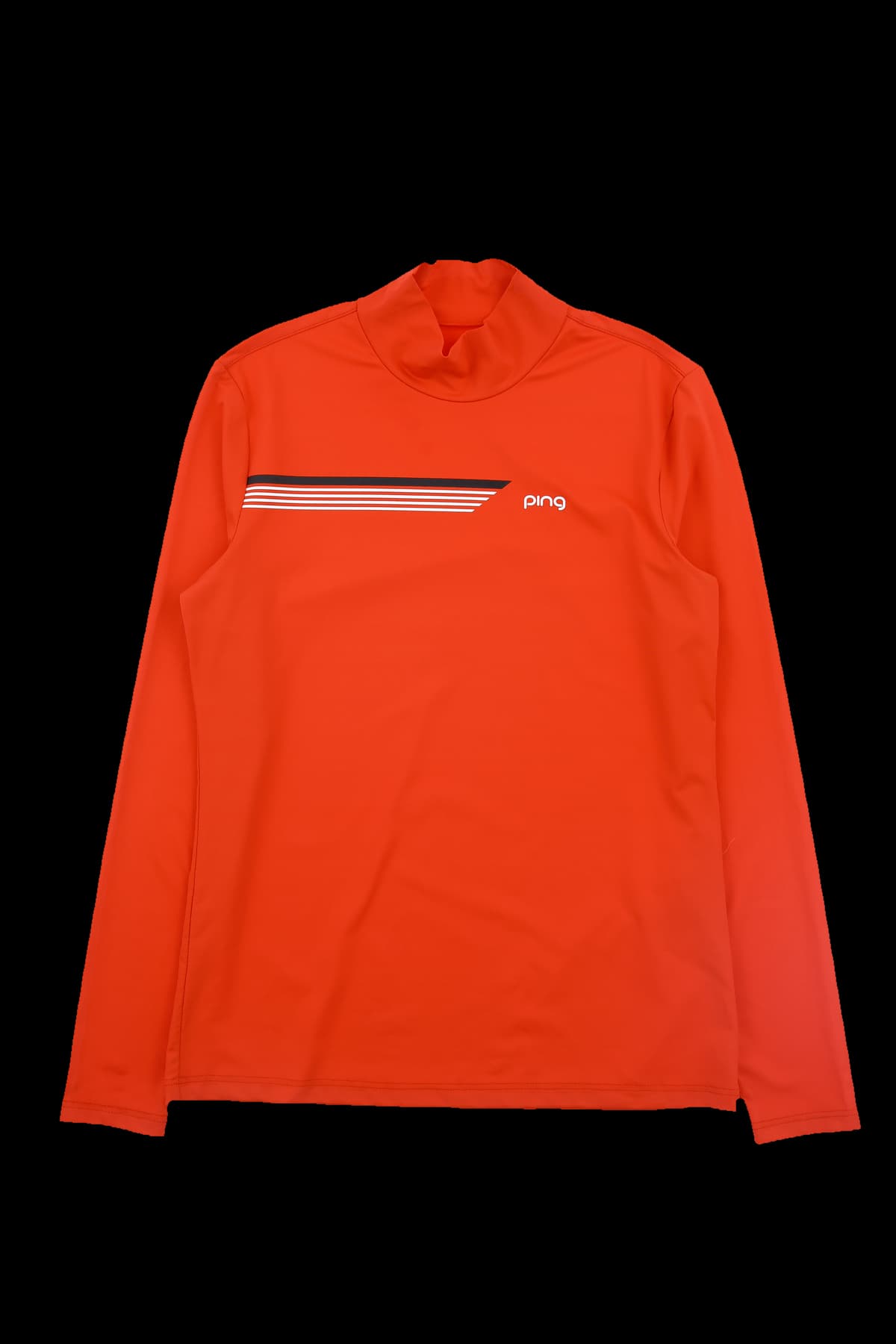 하이넥 져지 긴팔 티셔츠