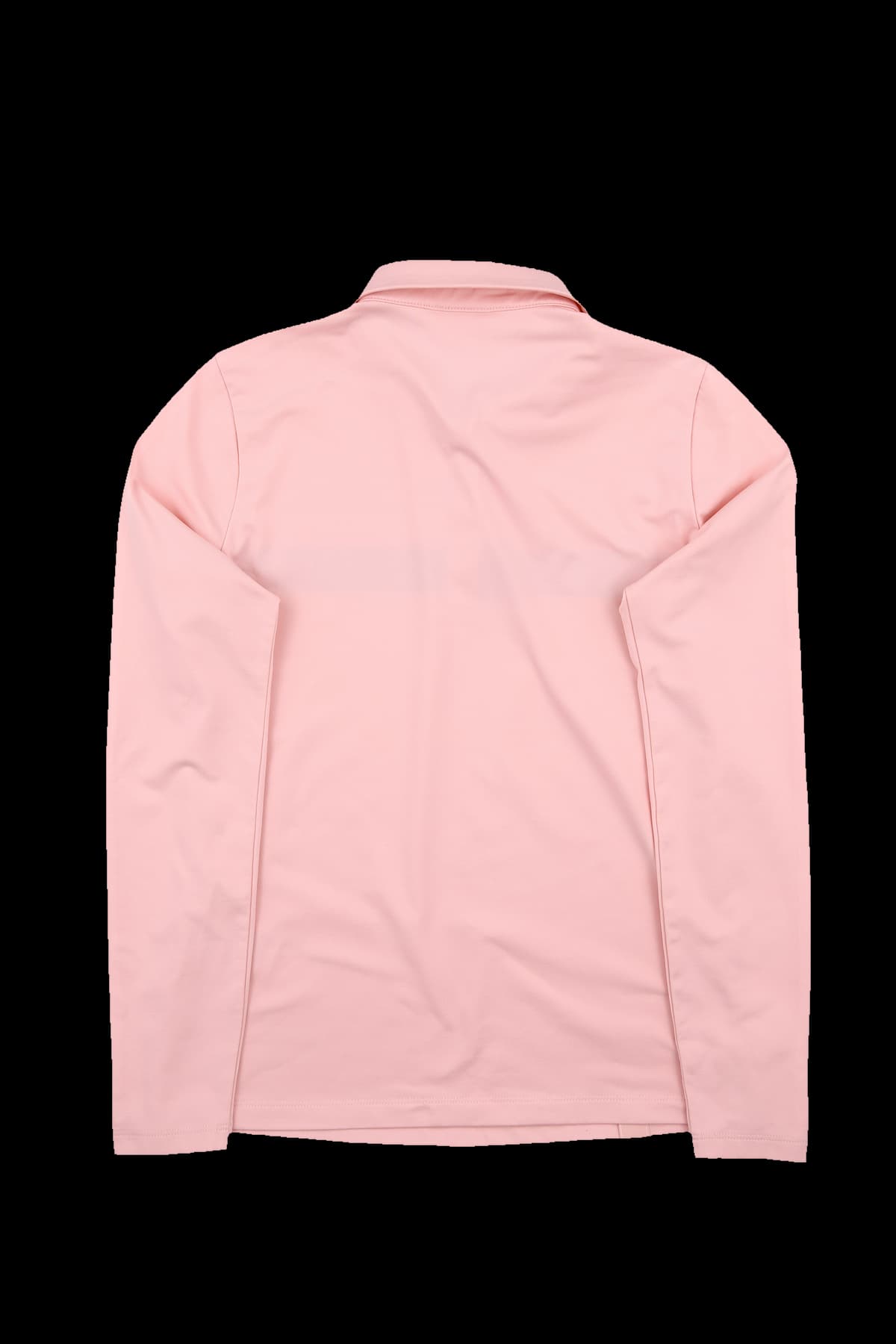 배색 라인 카라 긴팔 티셔츠