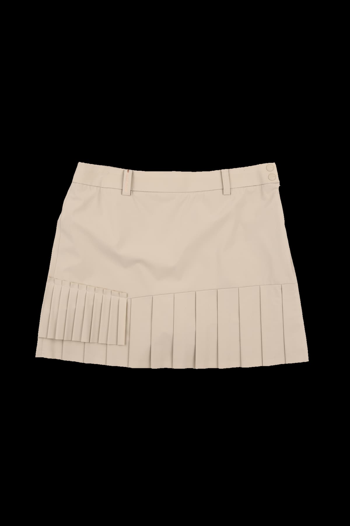 이중 플리츠 스커트