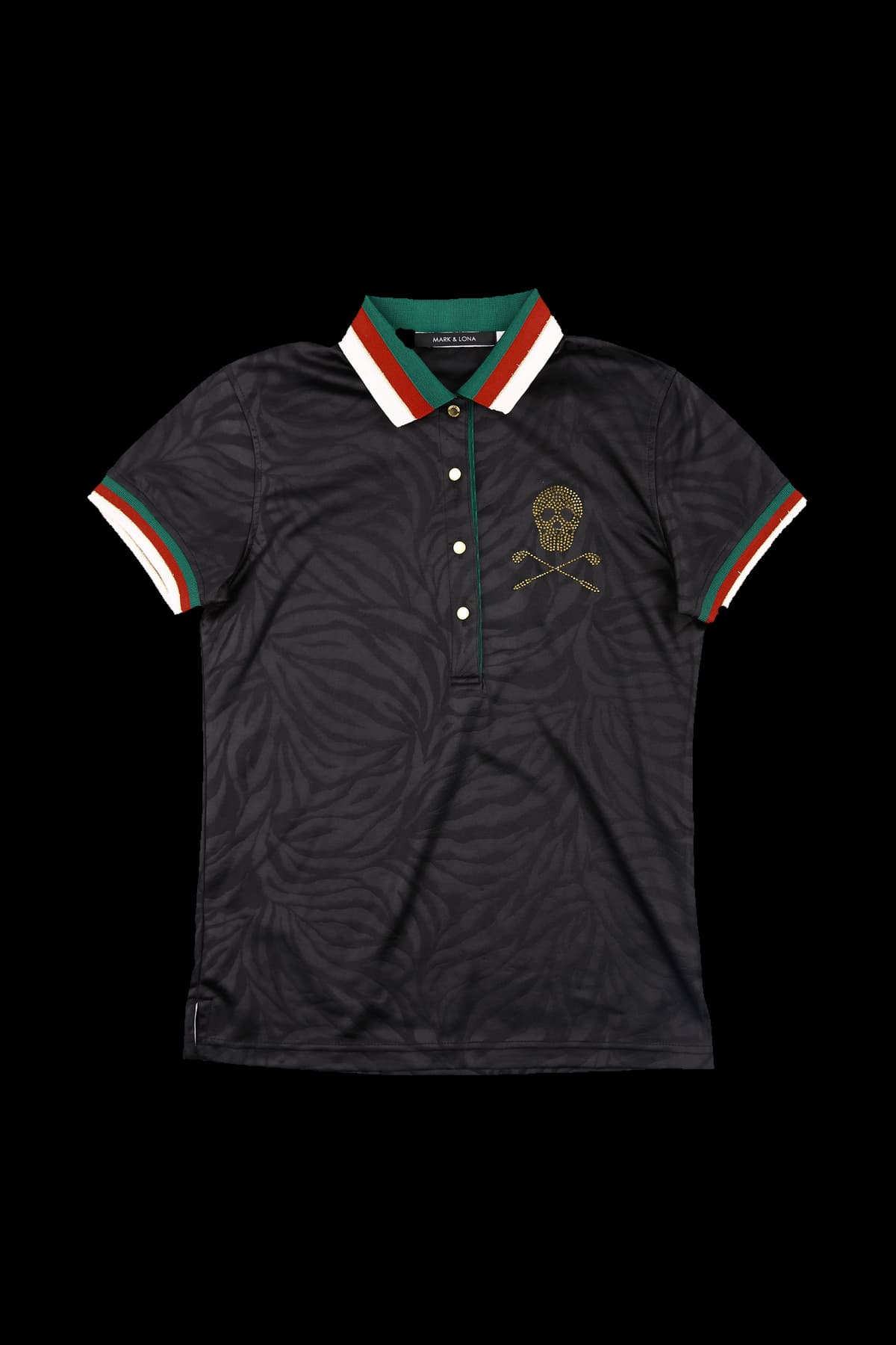 배색 반팔카라티