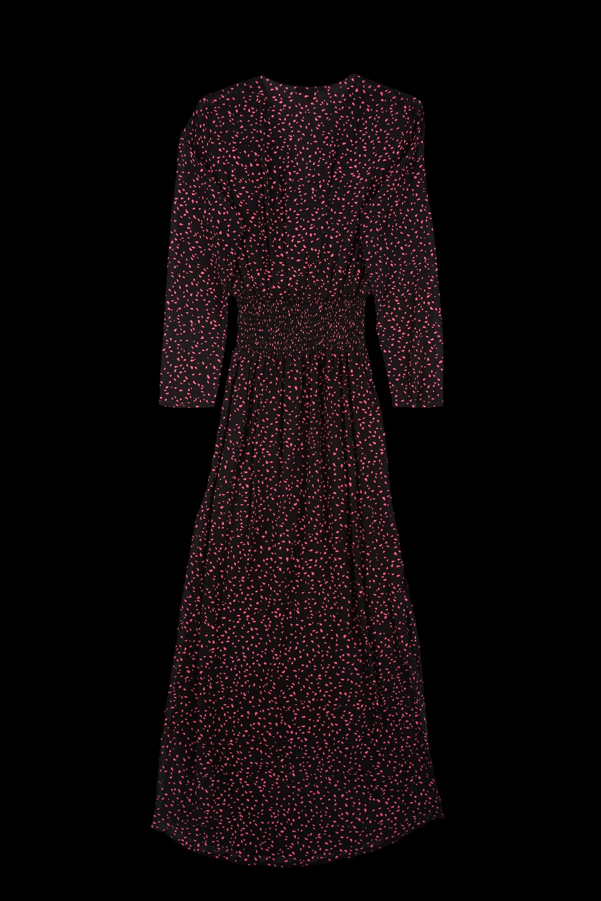 스모킹 랩 프린팅 원피스