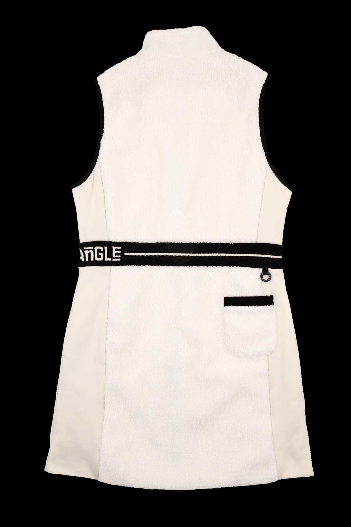 로고 배색 플리스 집업 베스트