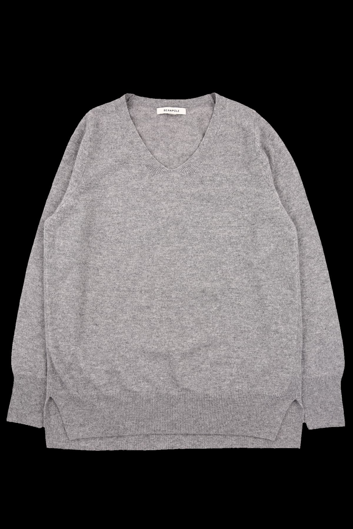 브이넥 긴팔 니트
