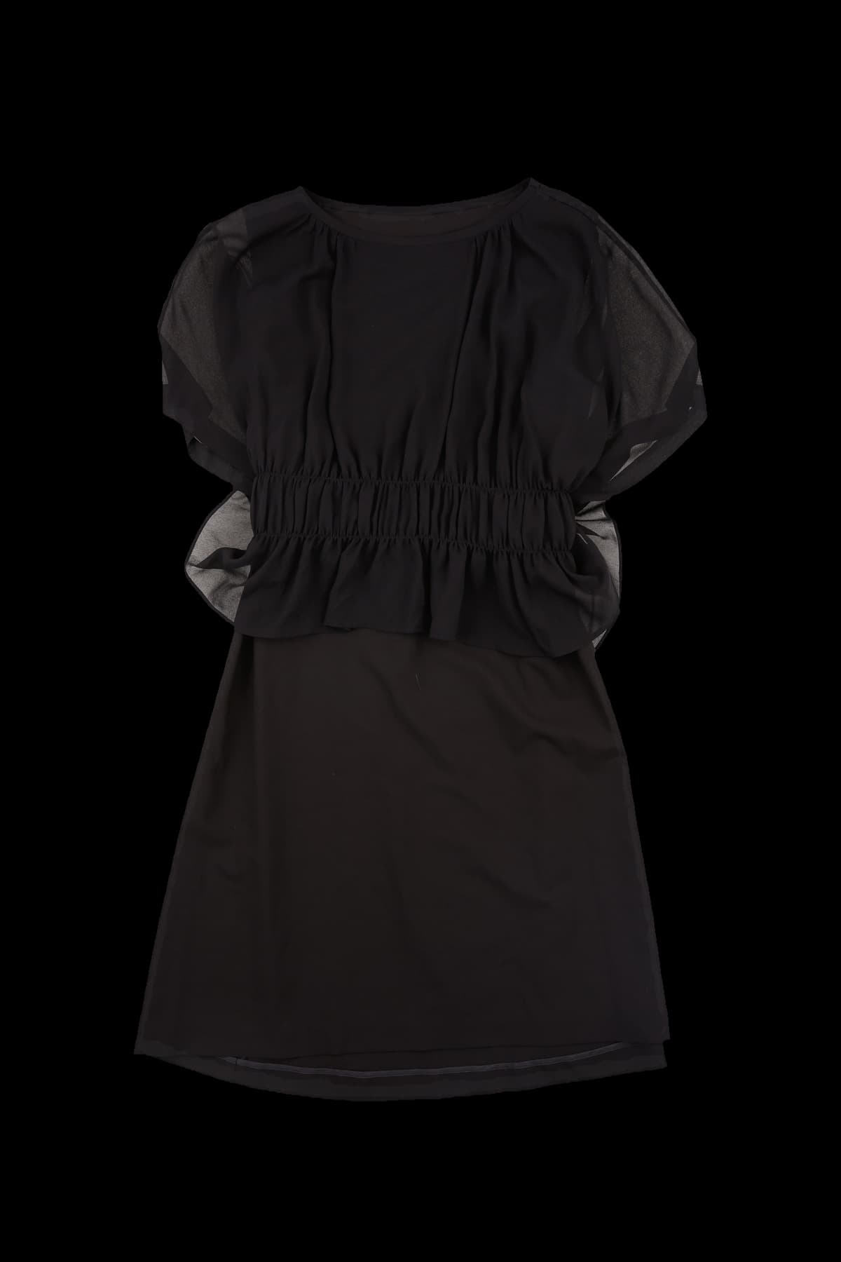 셔링 레이어드 원피스