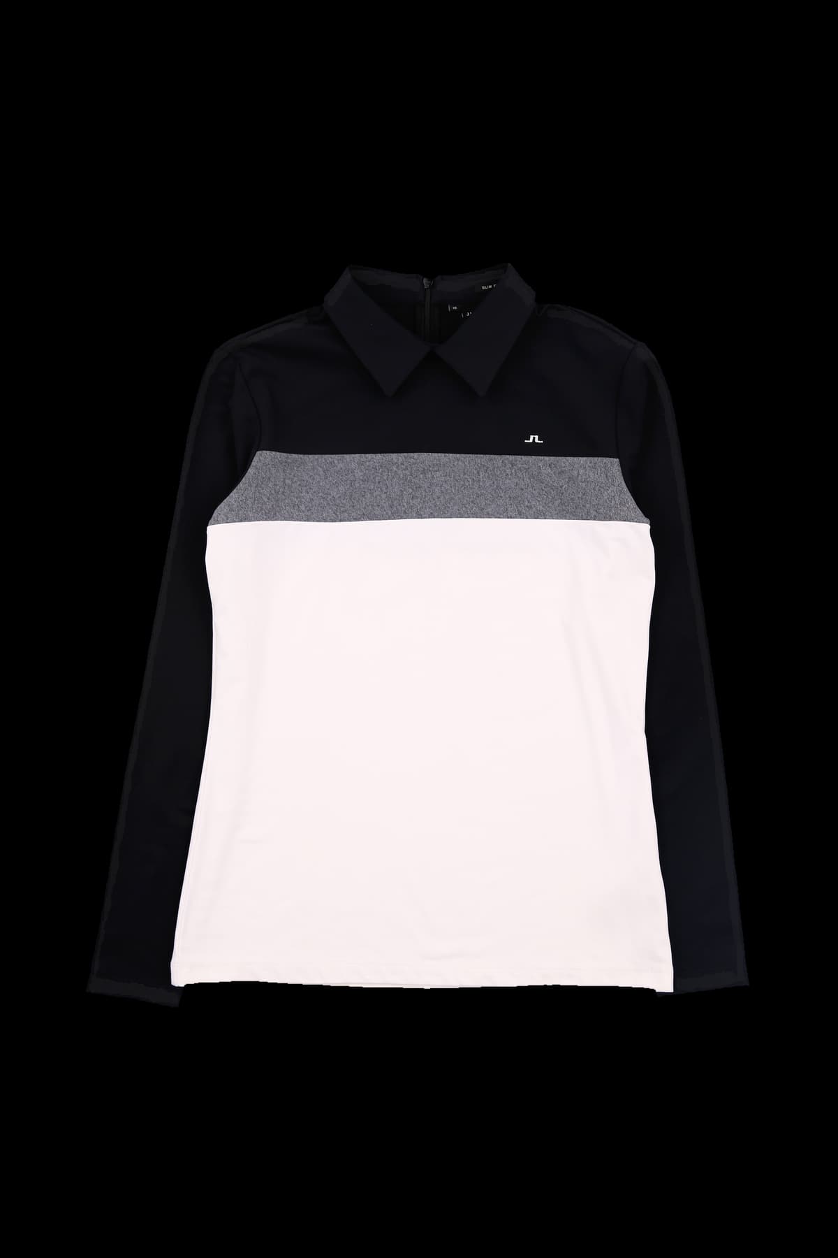 배색 카라 티셔츠