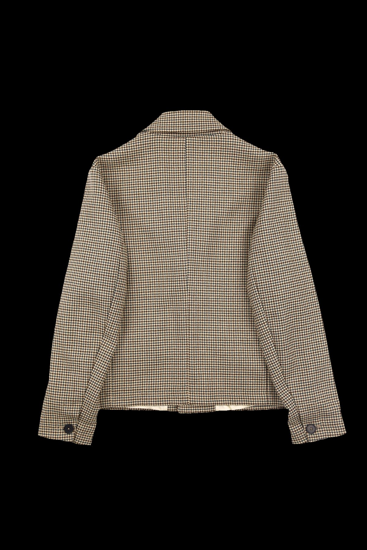 하운드 체크 카라 자켓