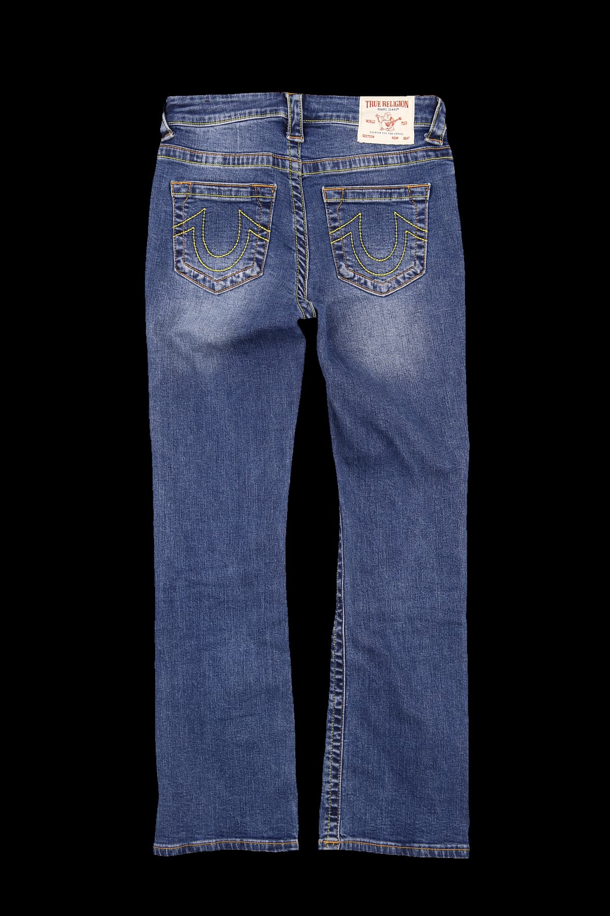 워싱 데님 팬츠