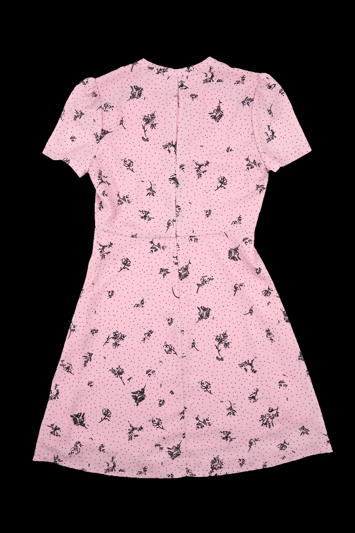 스트랩 패턴 반팔 원피스