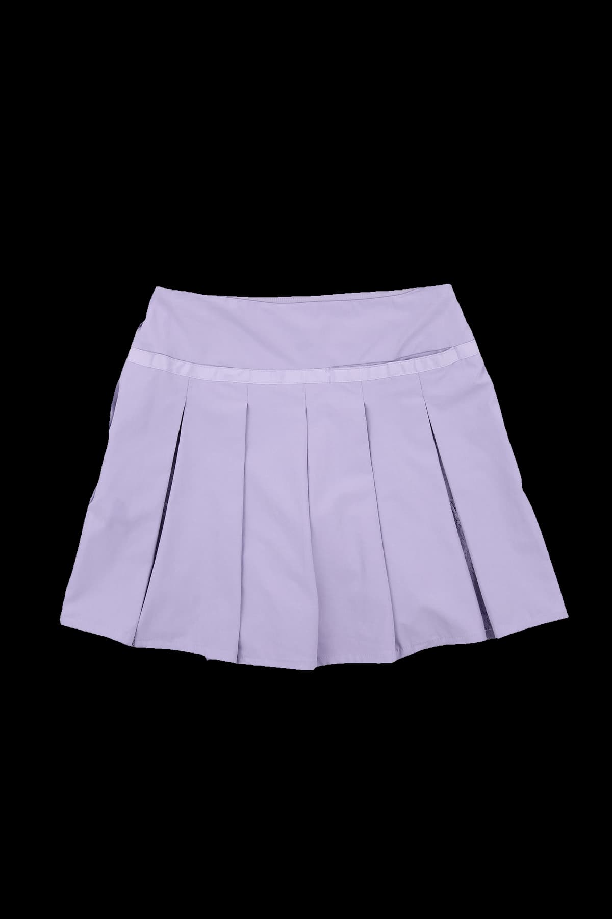 레이스 플리츠 스커트