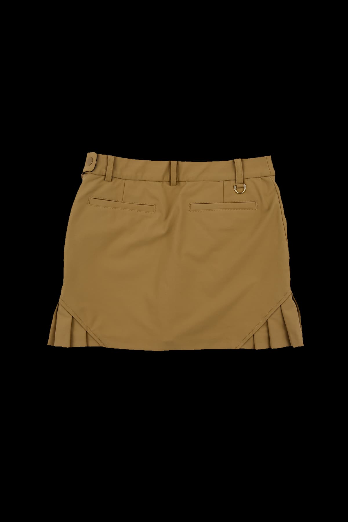 사선 플리츠 포인트 스커트