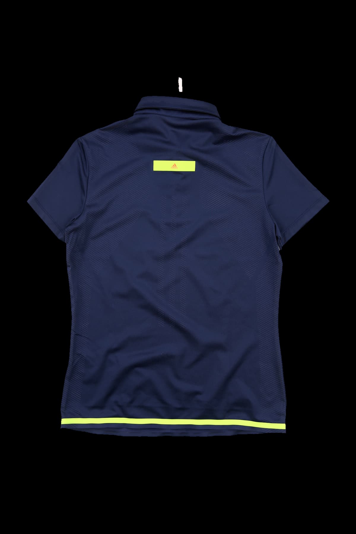 펀칭 배색 반팔 카라 티셔츠