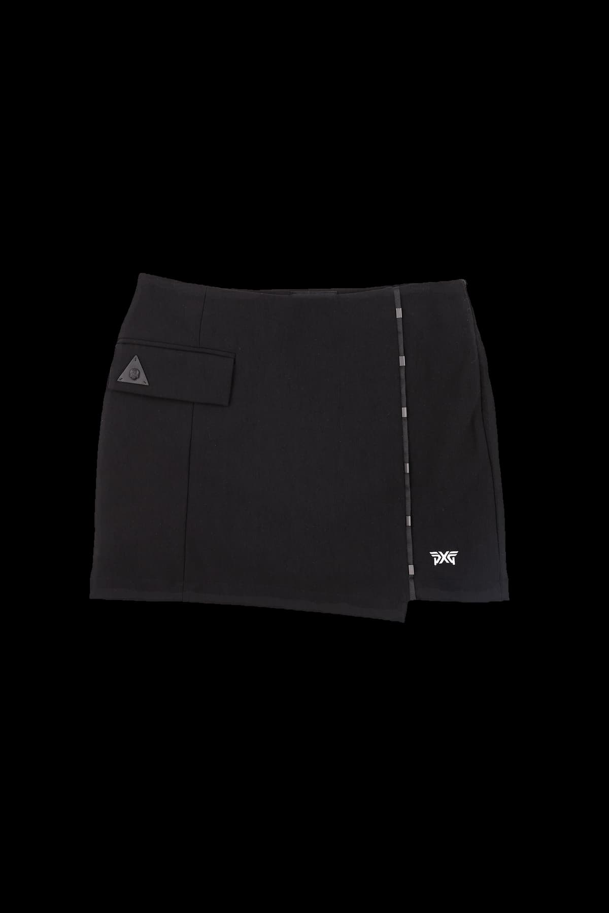 포켓 스터드 포인트 스커트