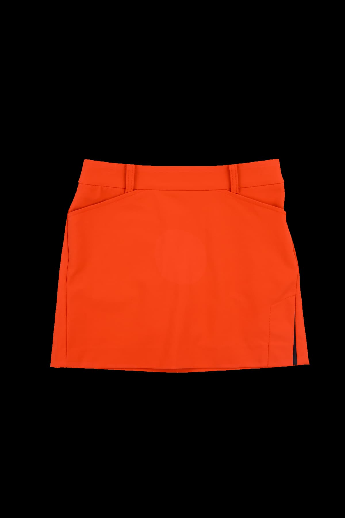 로고 배색 트임 스커트