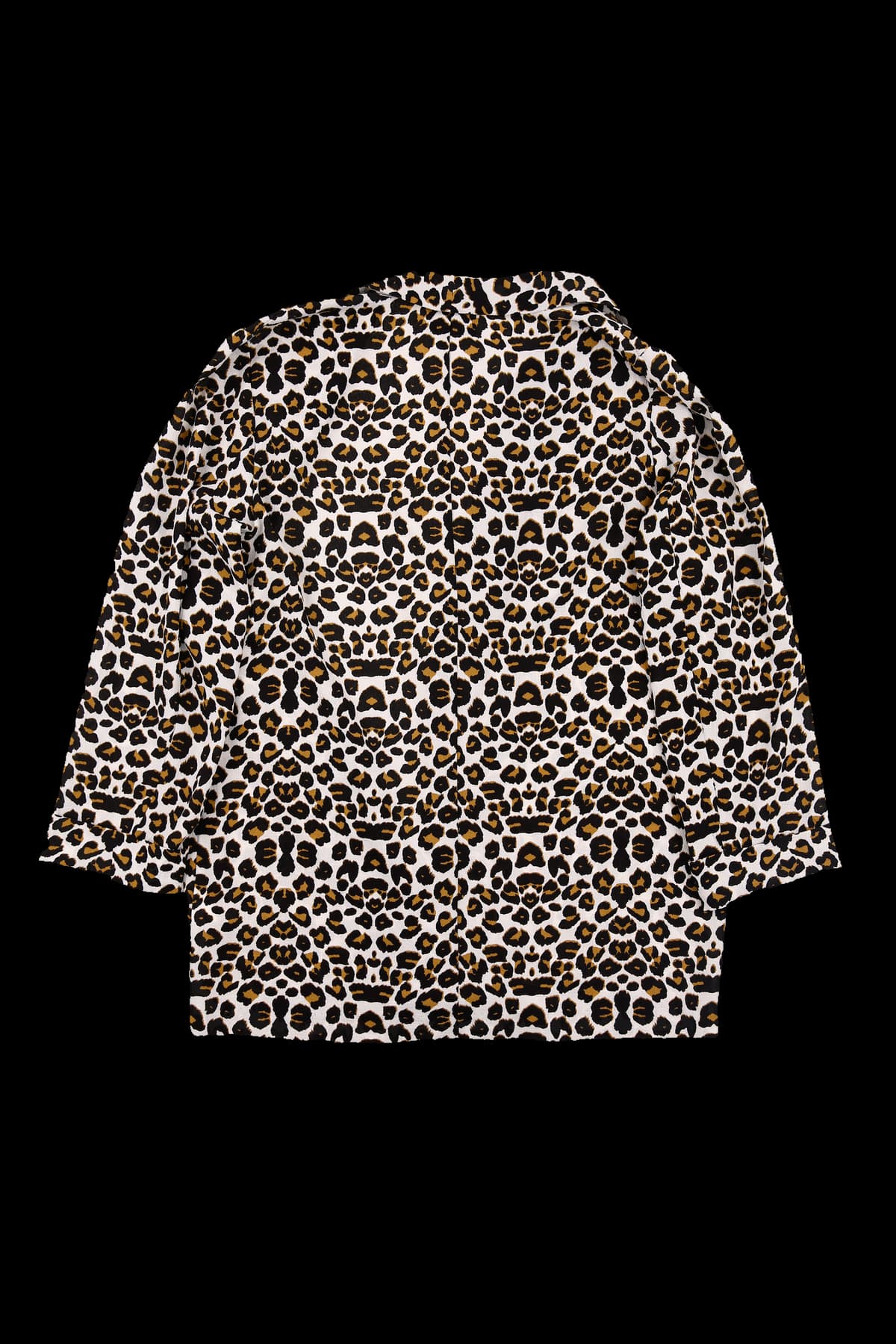 레오파드 패턴 자켓