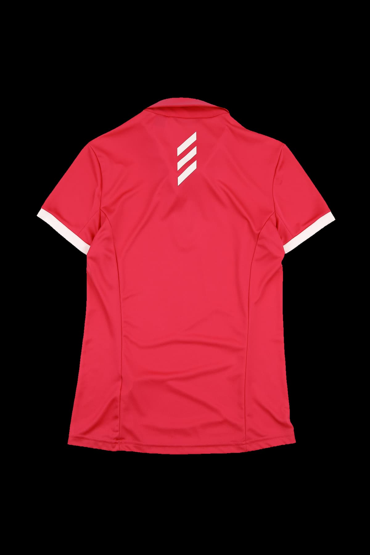 배색 라인 반팔 카라 티셔츠