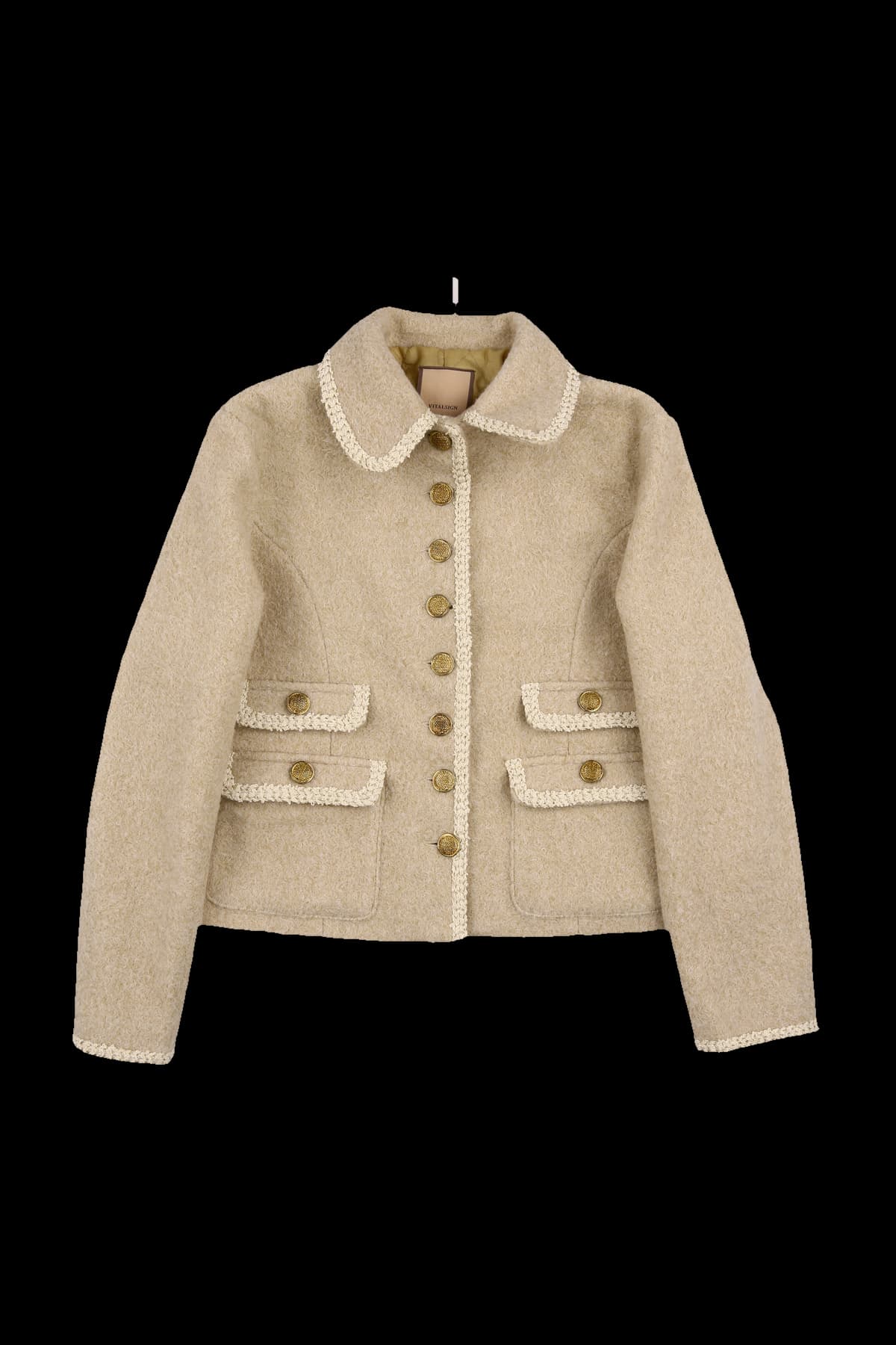 트위드 바인딩 자켓