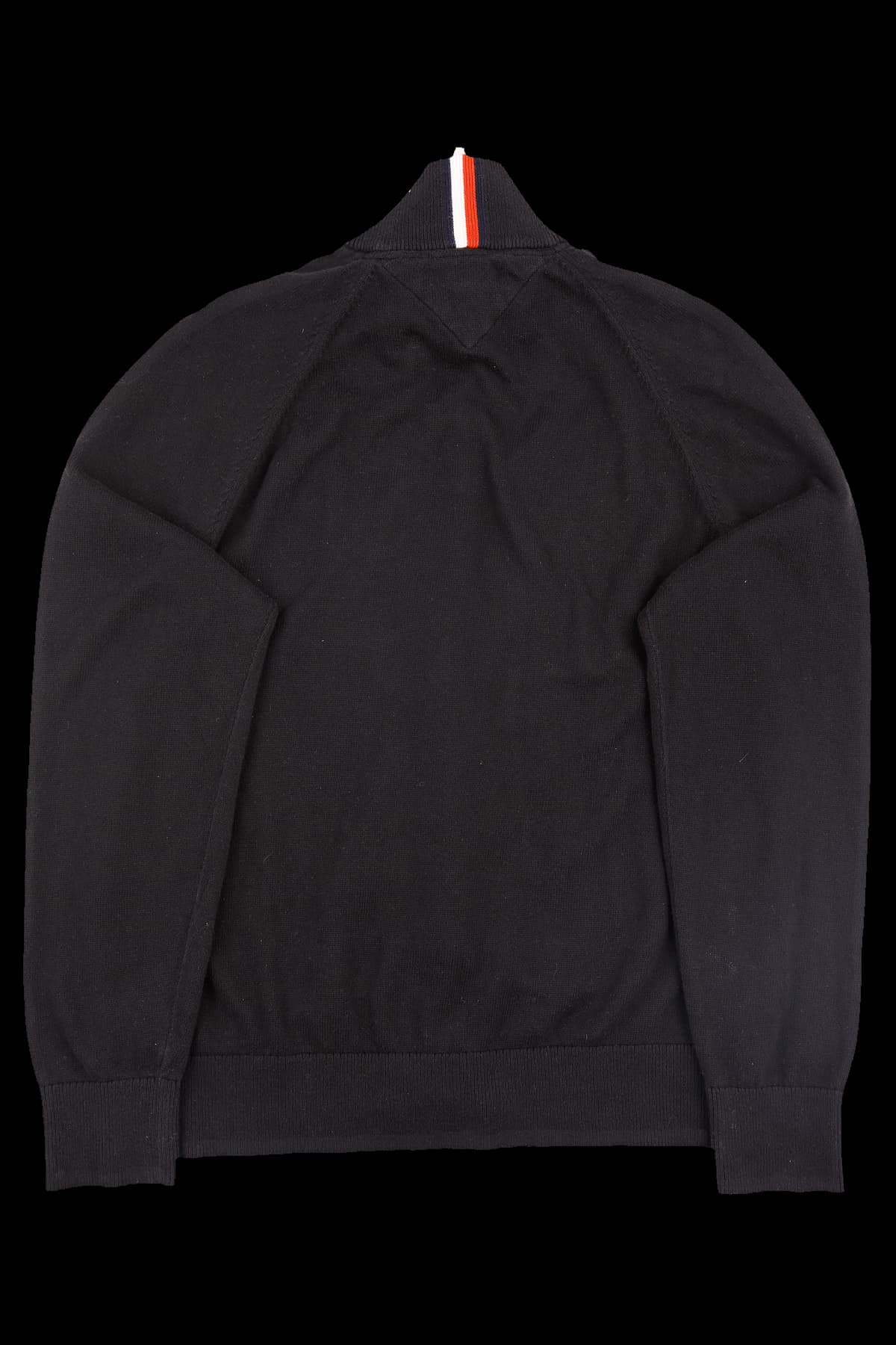 로고 하프넥 집업 가디건