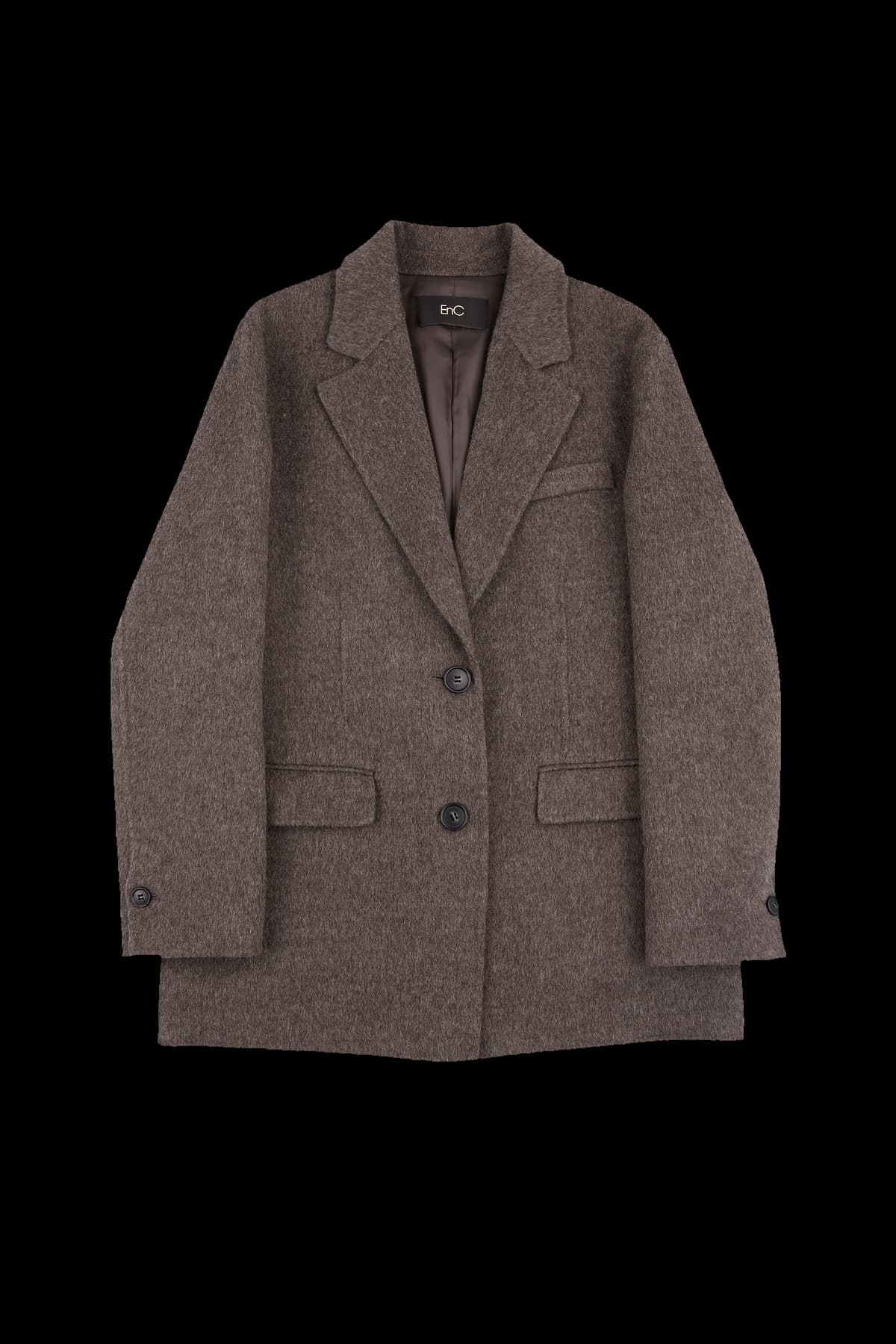 투버튼 하프 코트