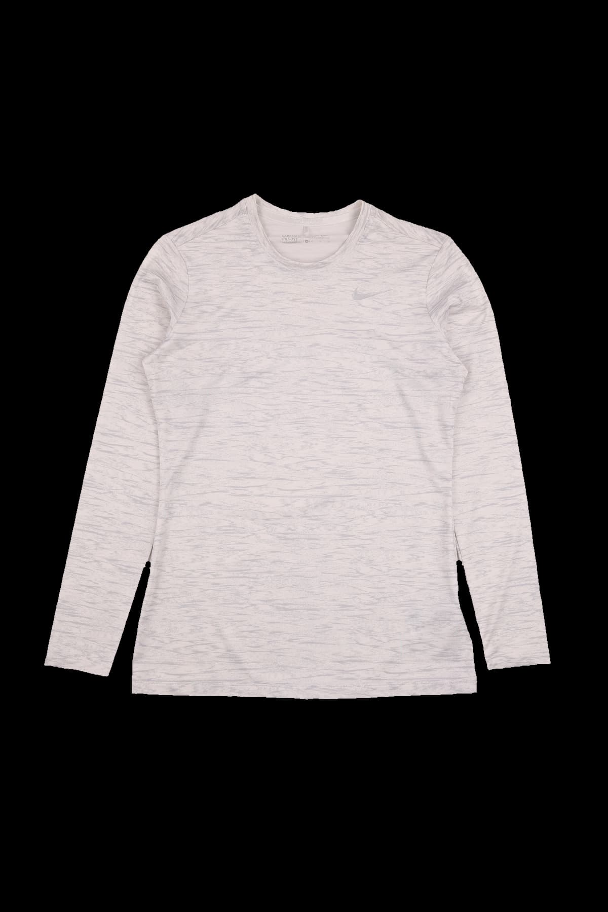 화이트 멜란지 긴팔 티셔츠