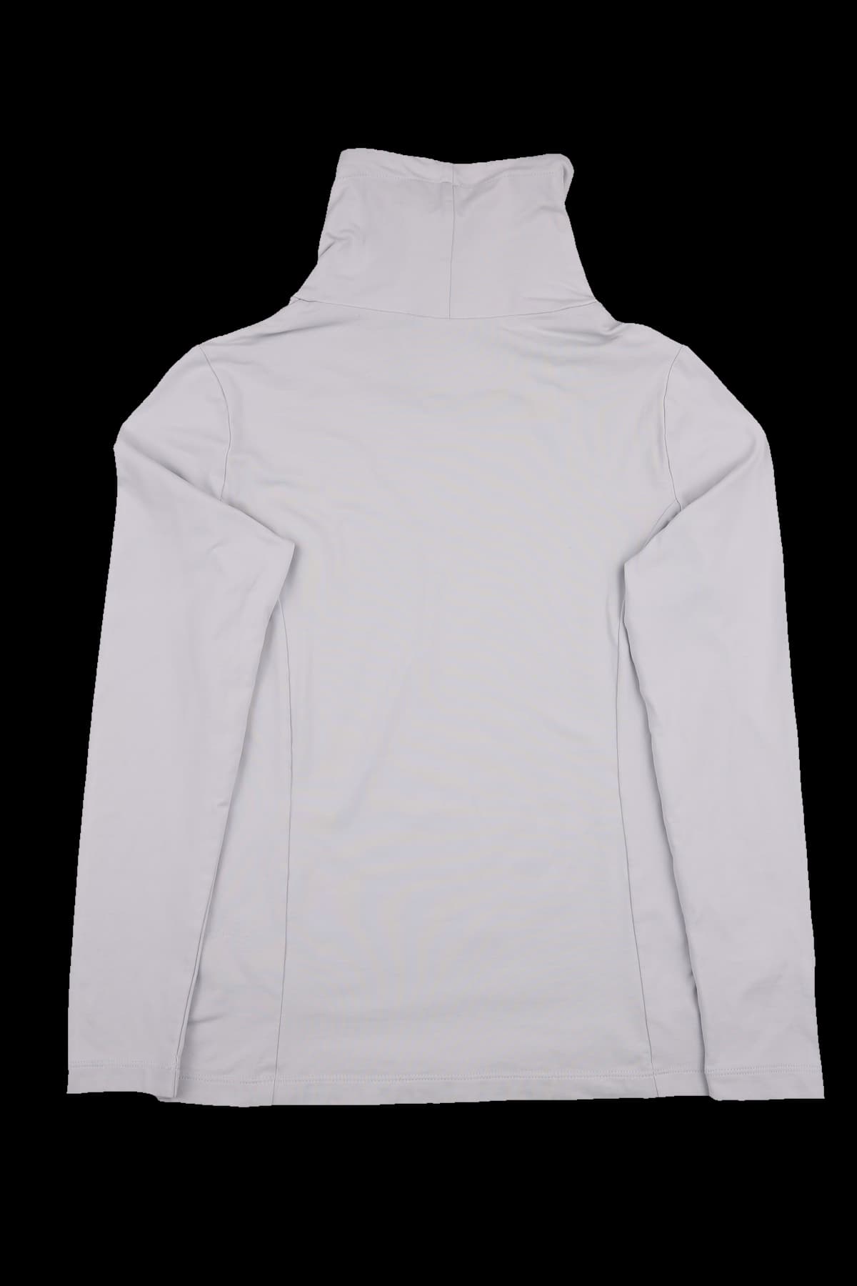 하이넥 스트링 긴팔 티셔츠