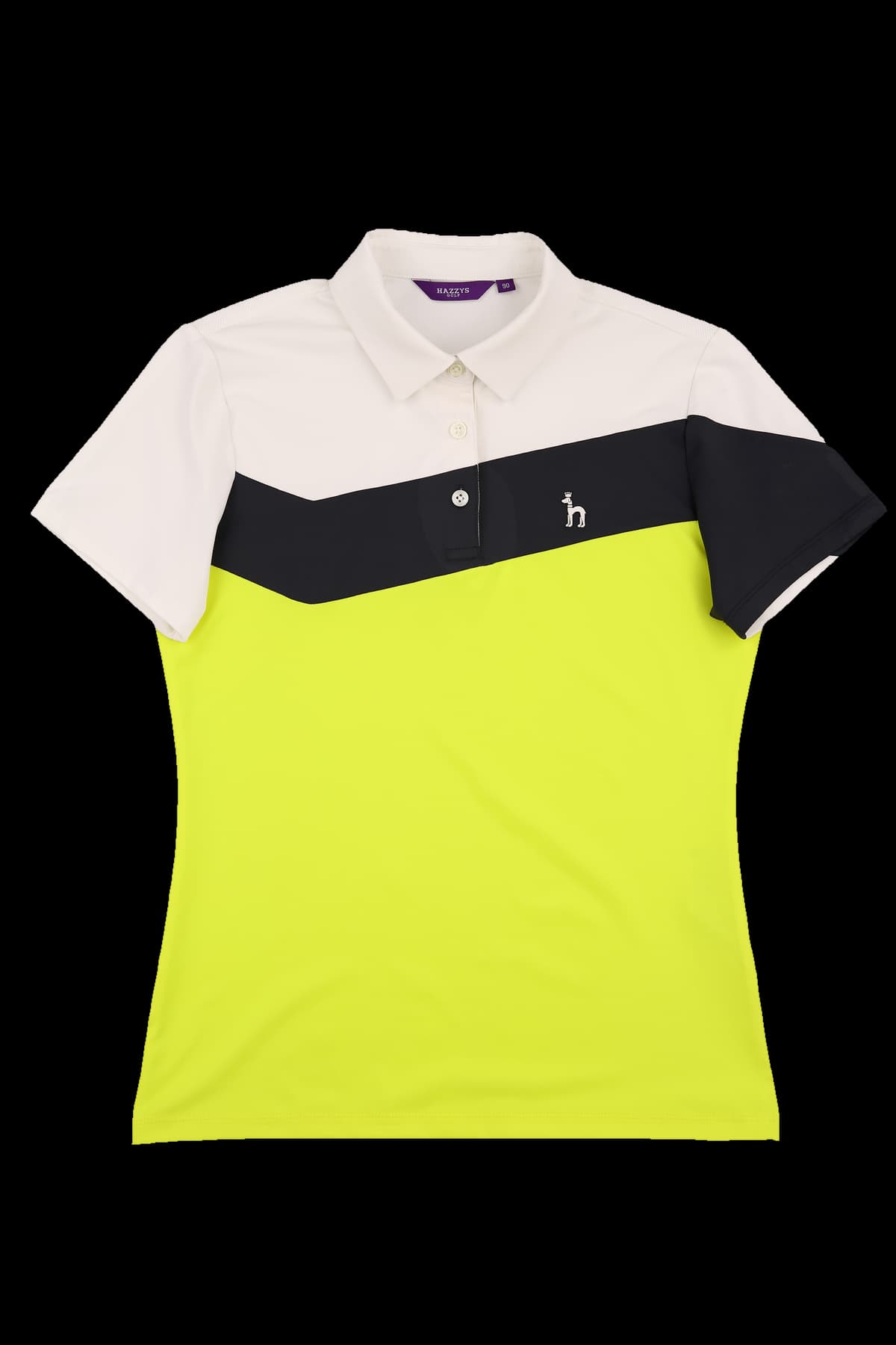 컬러블록 반팔 카라티