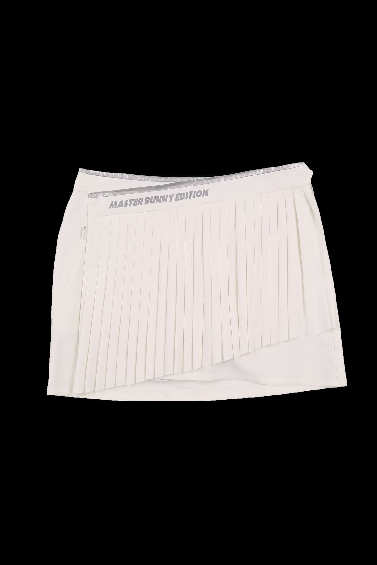 랩 플리츠 큐롯 스커트