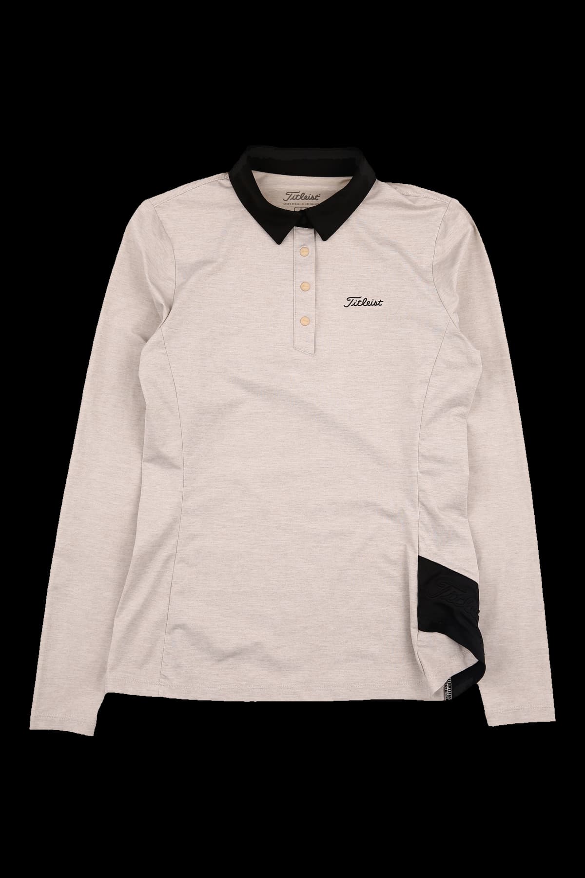 배색 포인트 카라 티셔츠