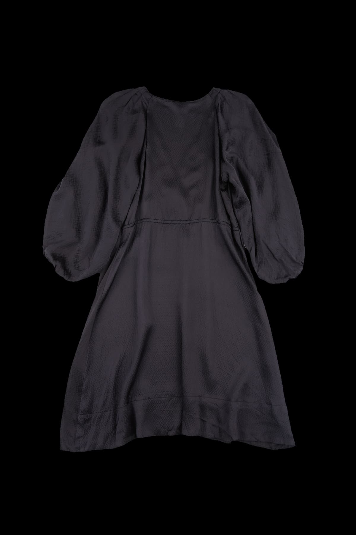 랩 브이넥 원피스